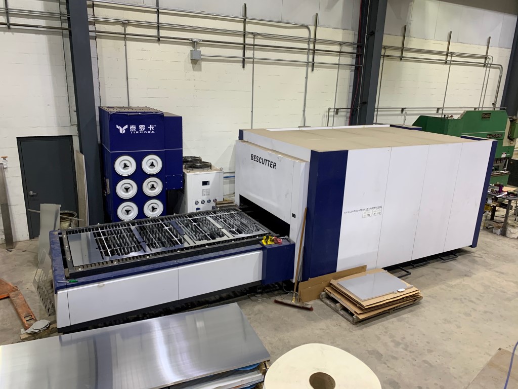 Bescutter Titan-8000 IPG Fiber Laser, Machine ID: 8116